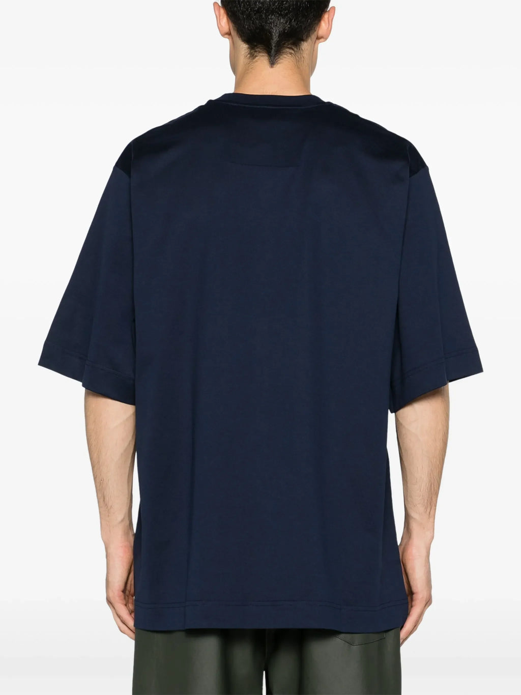 Givenchy 4G 1952 Embroidered Logo Oversized T-Shirt in Medium Blue