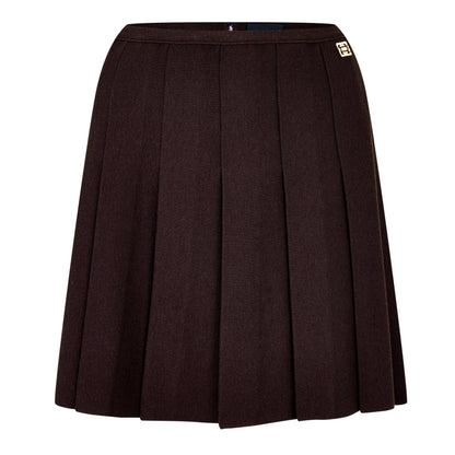 Pleated Mini Skirt