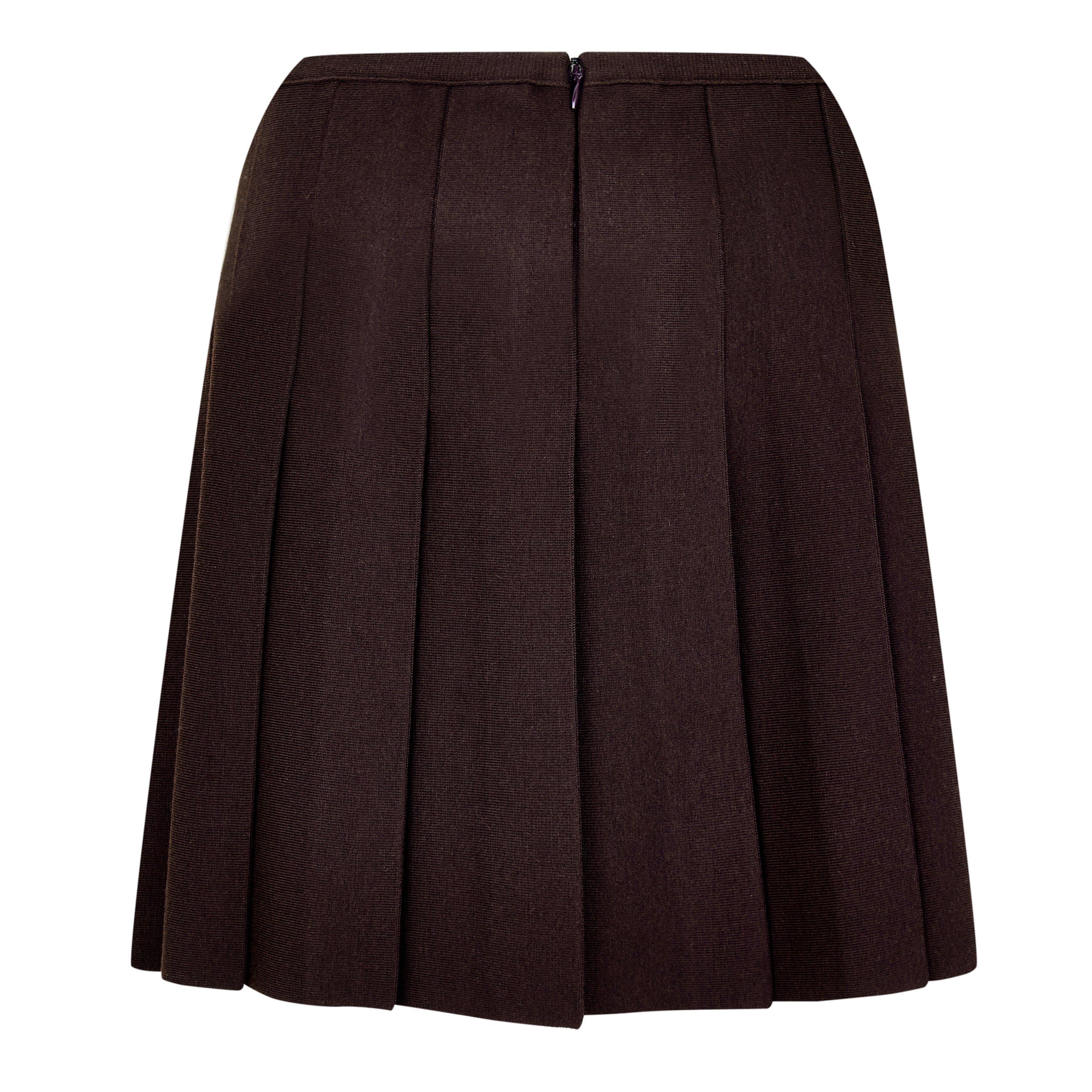 Pleated Mini Skirt