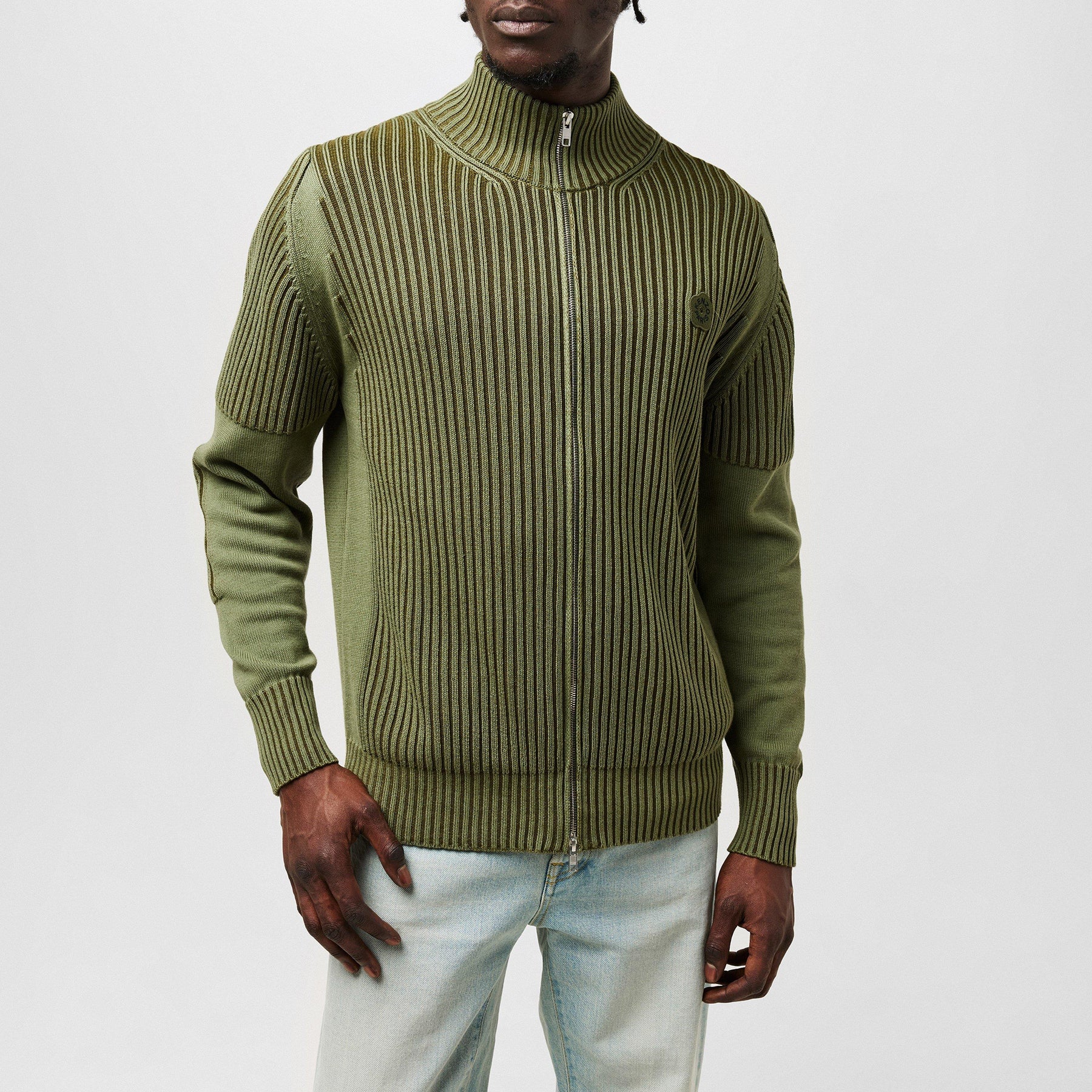 Boke Flower Zipped Cardigan