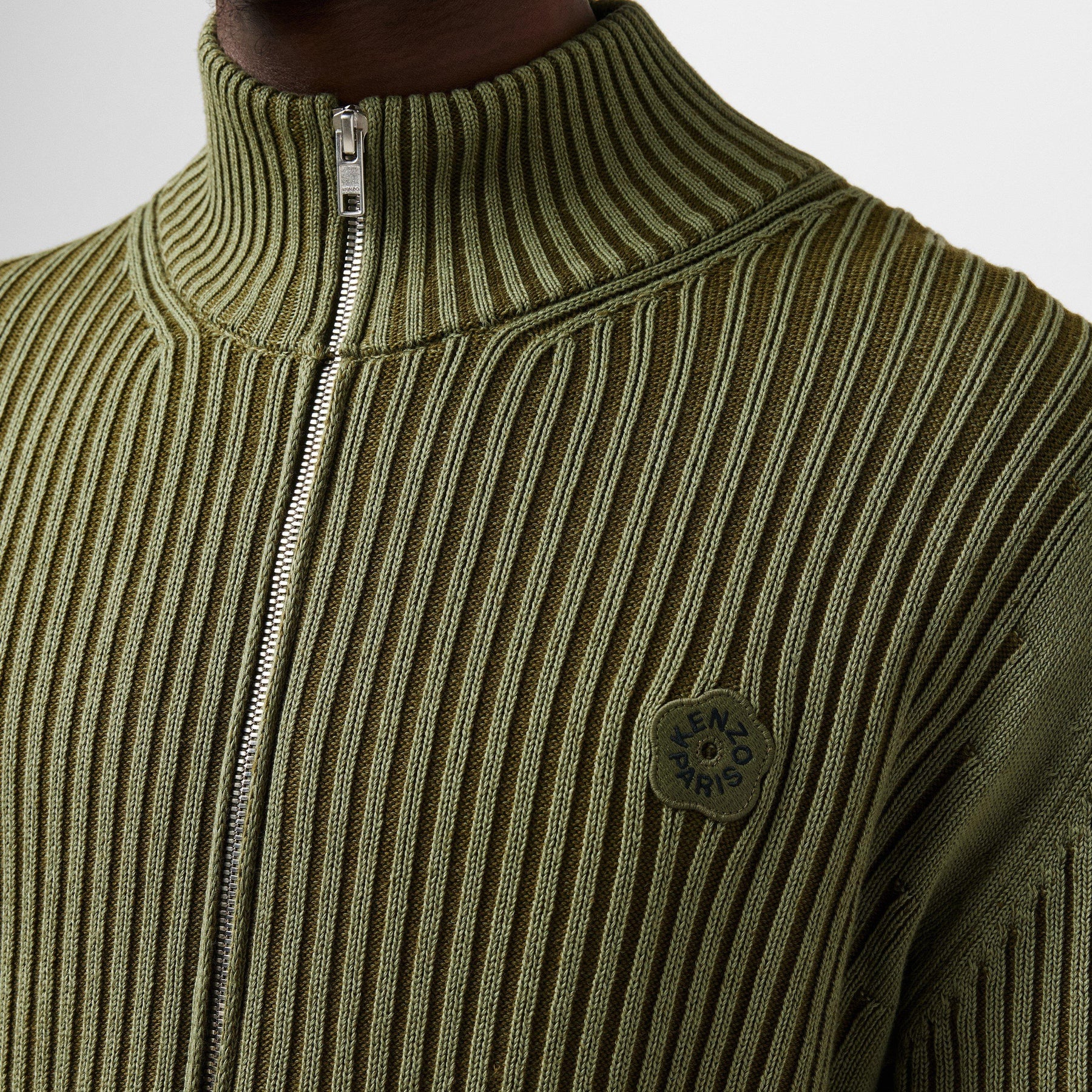 Boke Flower Zipped Cardigan