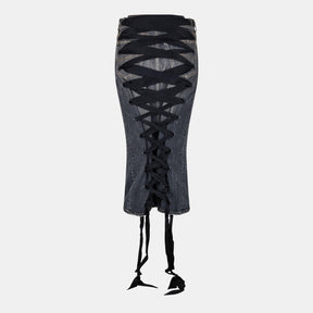 Bal Lace UP Skrt Ld52