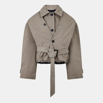 Hooded Trench Coat