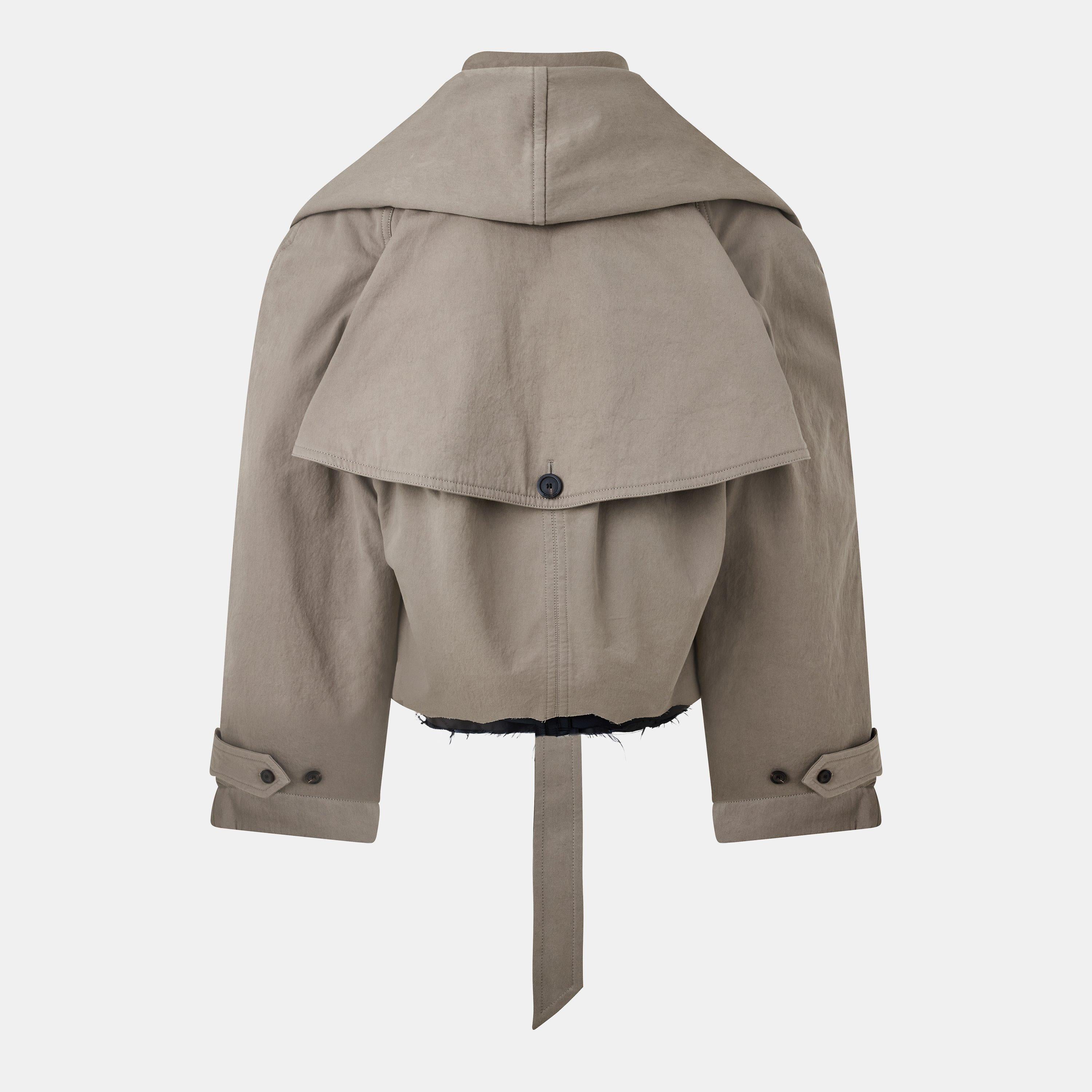 Hooded Trench Coat