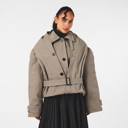 Hooded Trench Coat