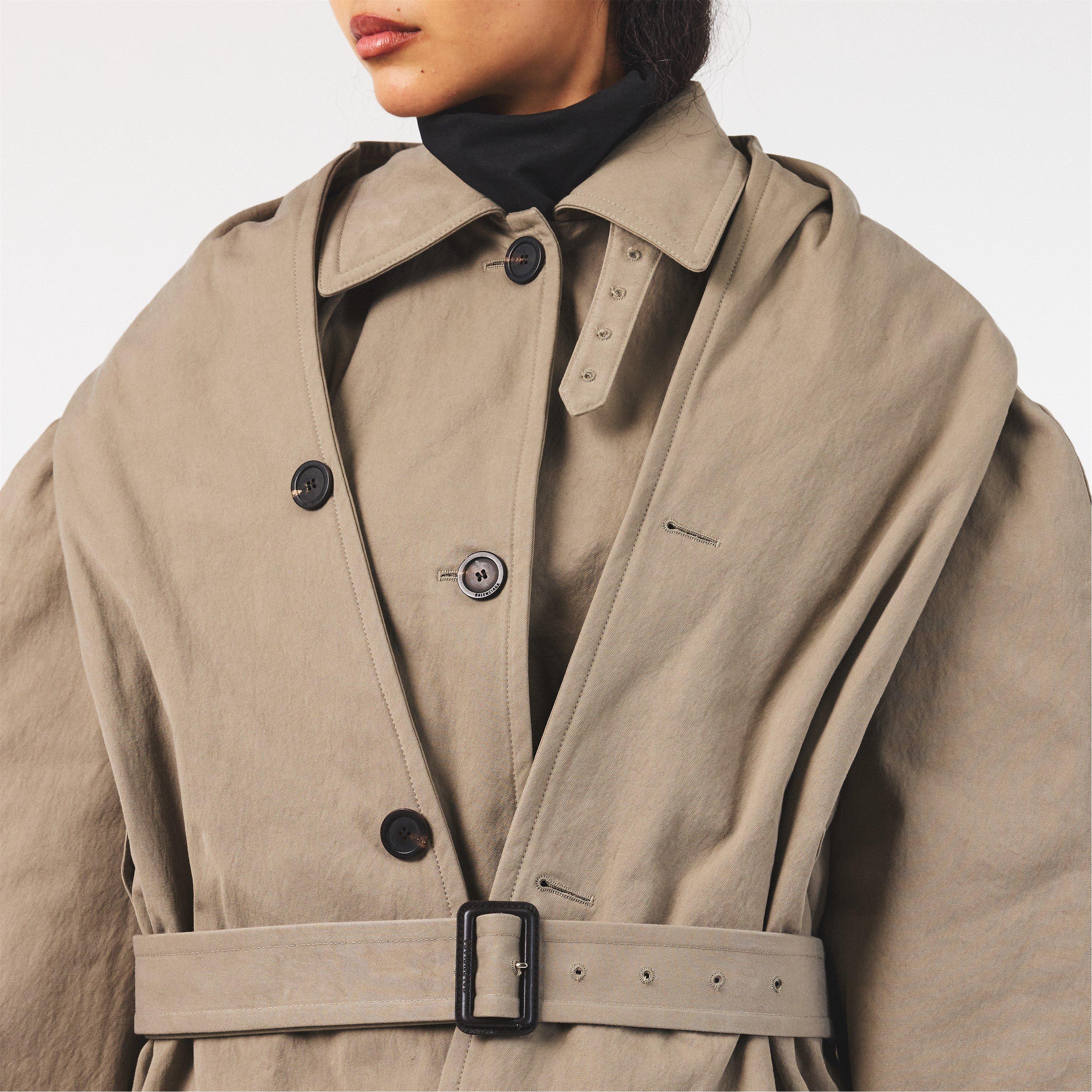 Hooded Trench Coat