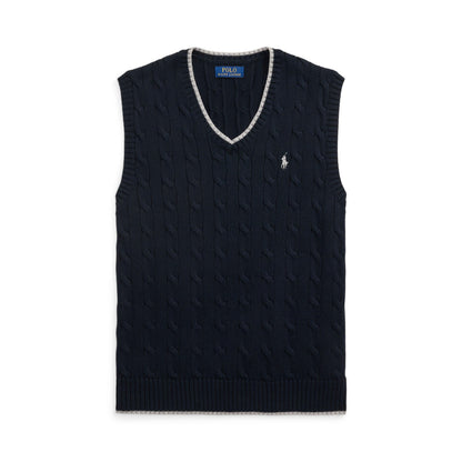 Cable Knit Sweater Vest