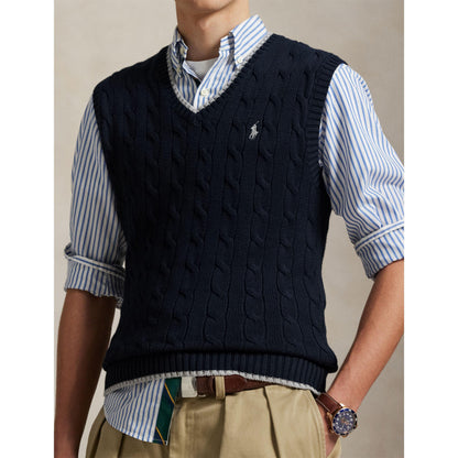 Cable Knit Sweater Vest