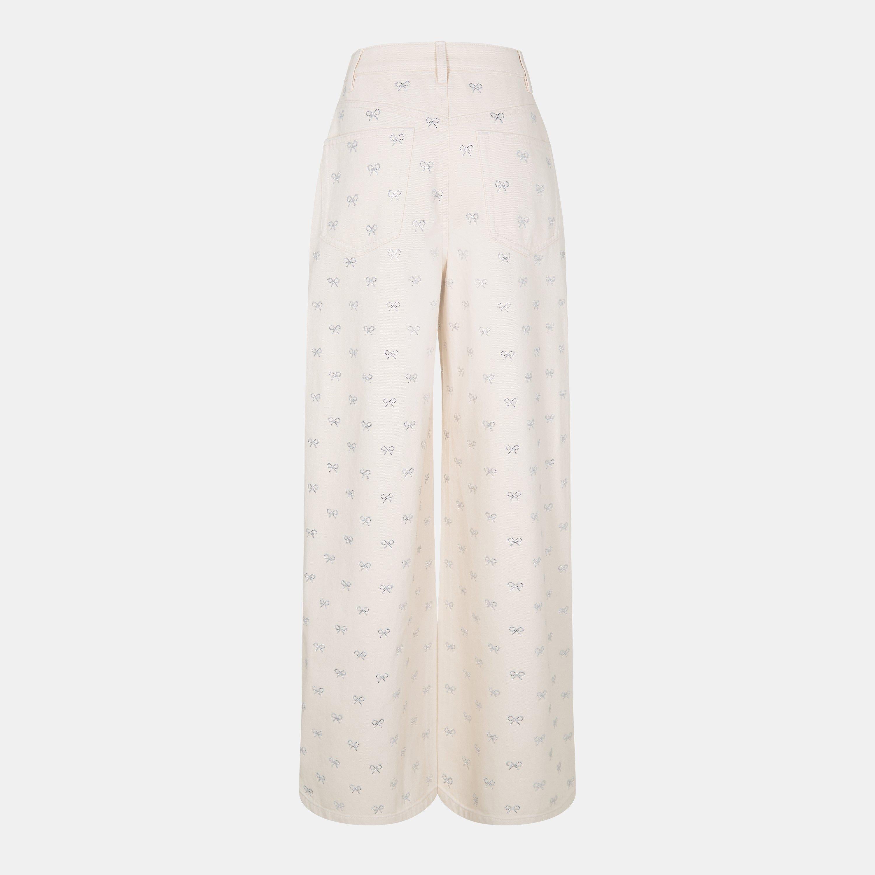 Diamante Wide Leg Jeans