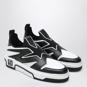 Christian Louboutin Astroflash Black Leather And Textile