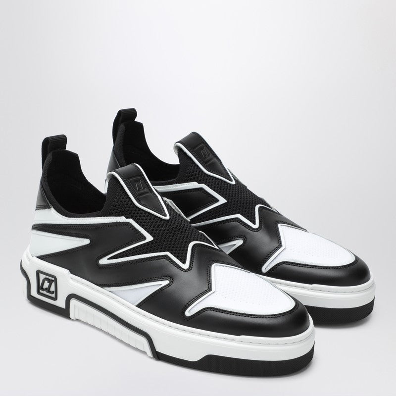 Christian Louboutin Astroflash Black Leather And Textile
