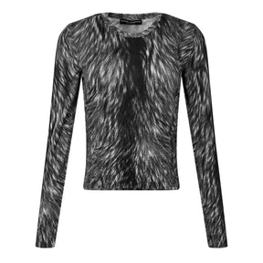 Fur Print Knitwear