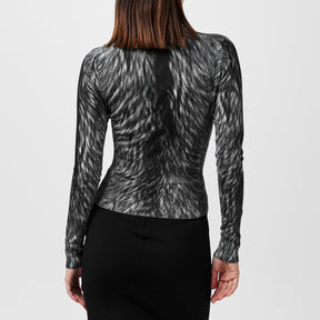 Fur Print Knitwear