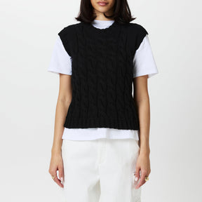 Cable Knit Vest