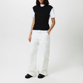 Cable Knit Vest