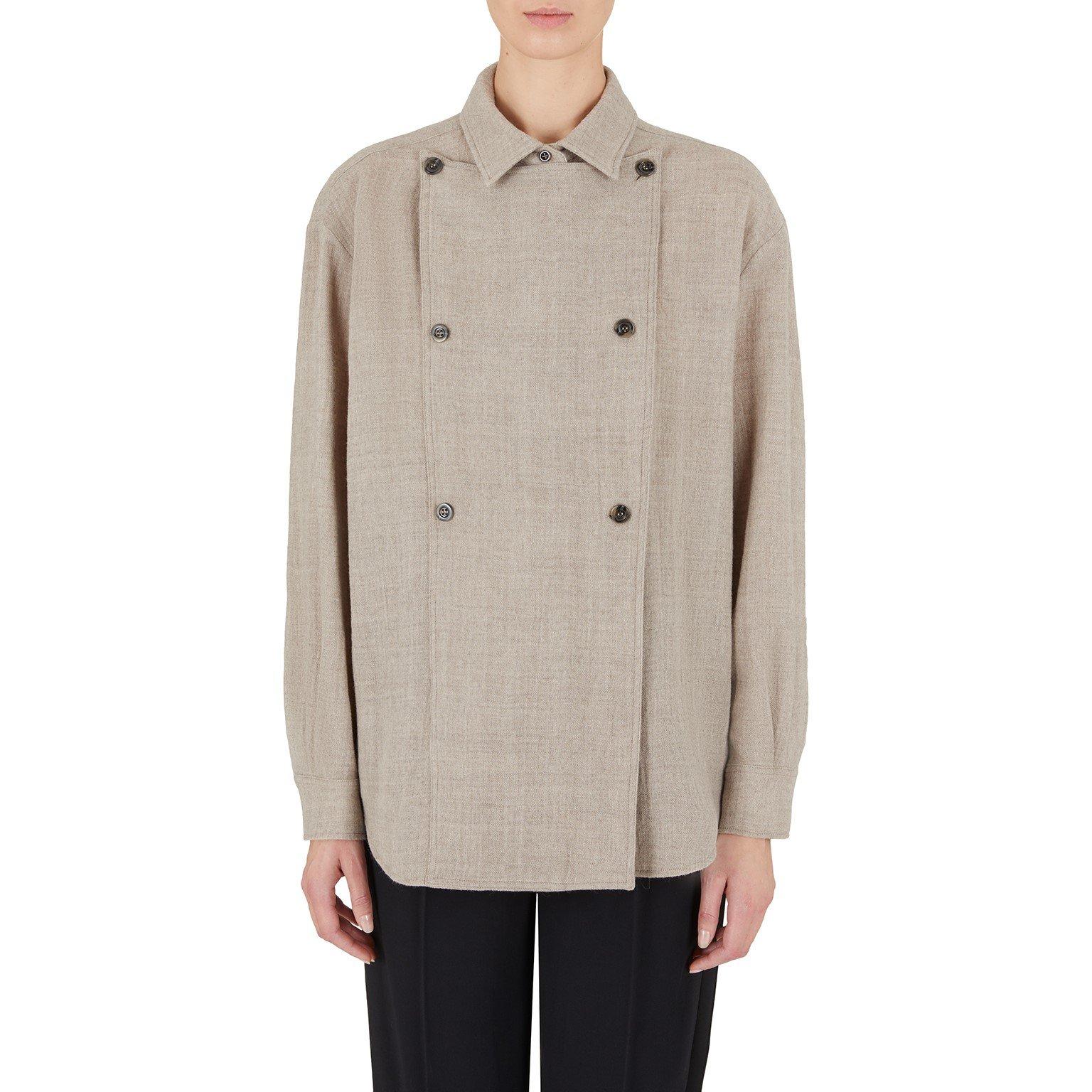 Button Stud Long Sleeve Shirt