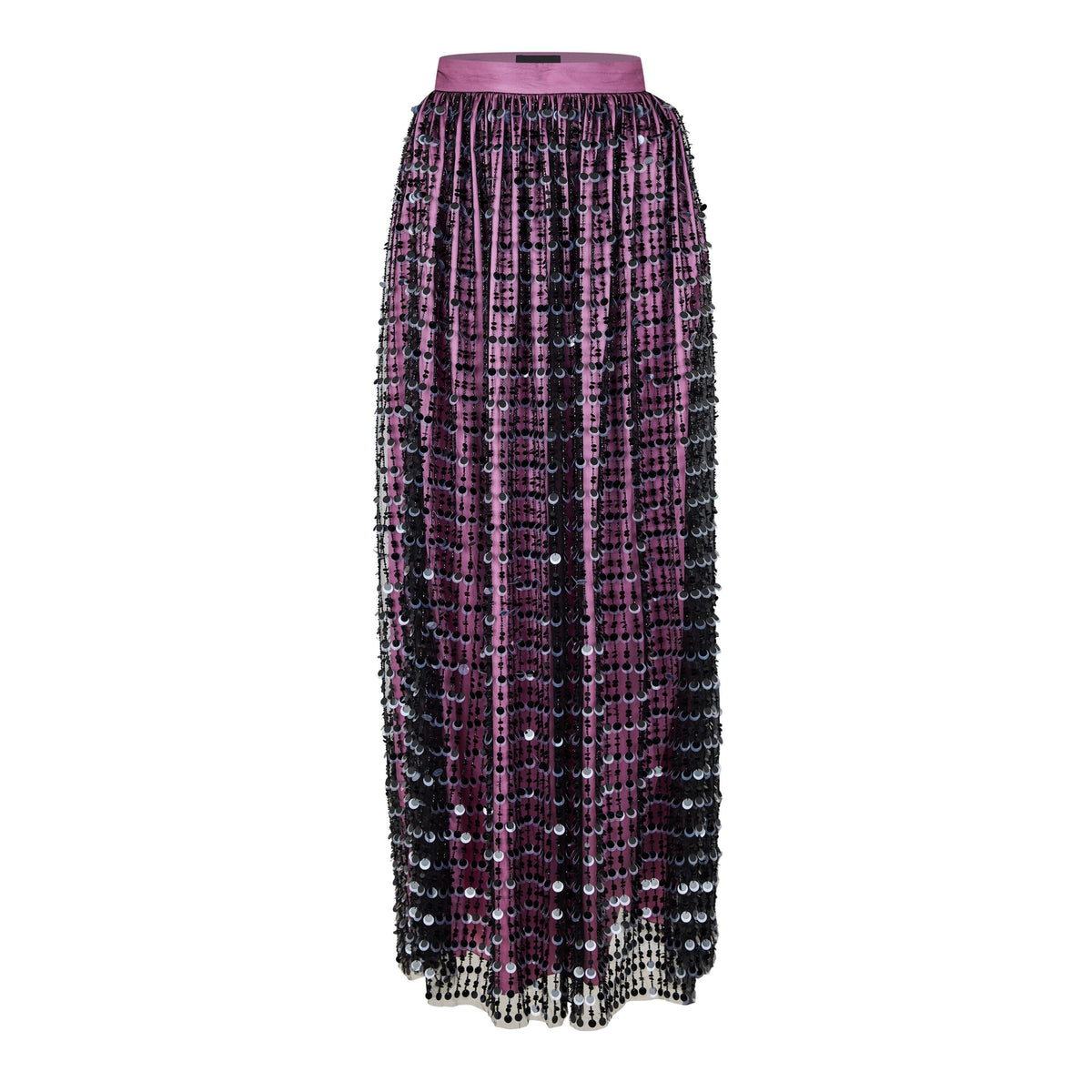 Sequinned Maxi Skirt