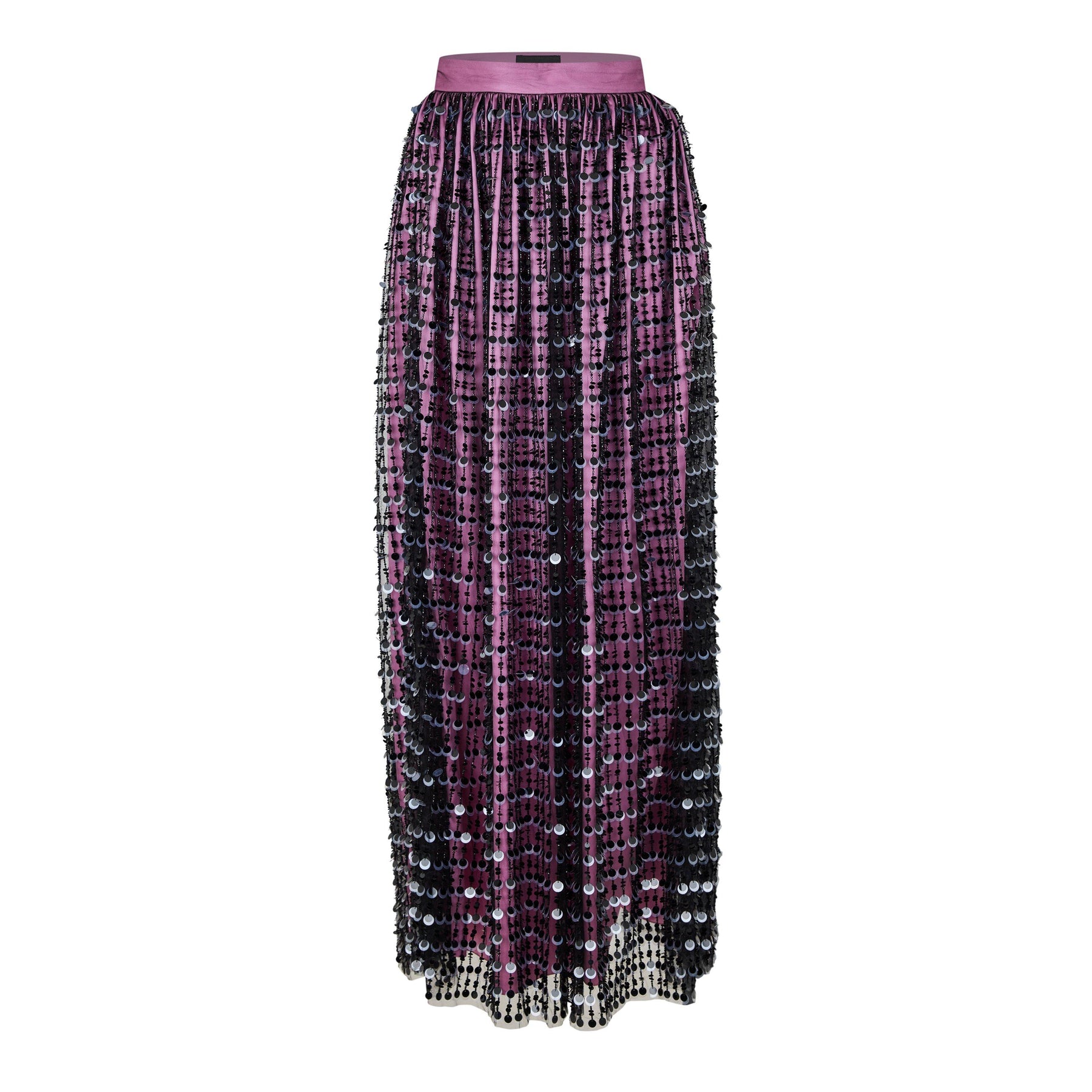 Sequinned Maxi Skirt