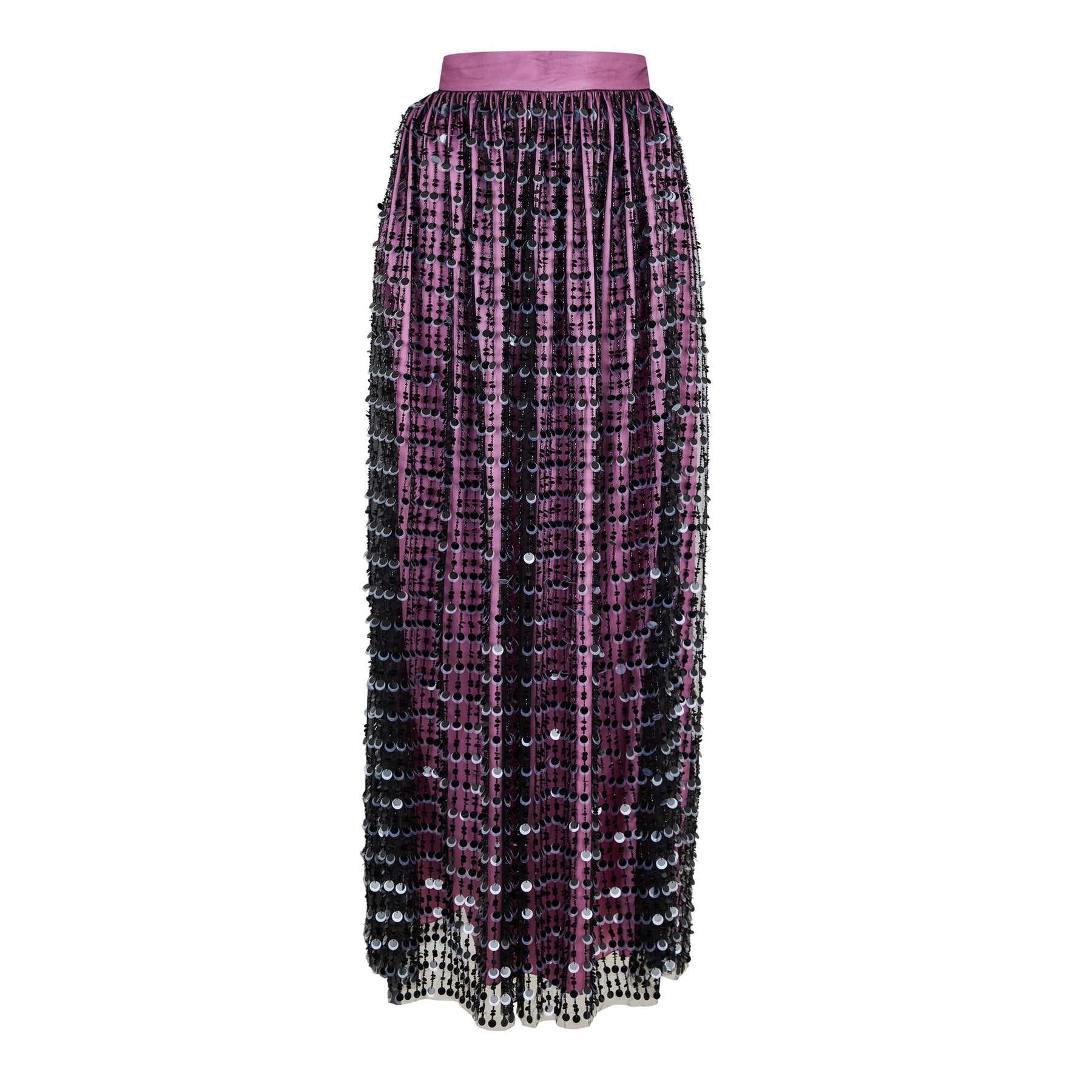 Sequinned Maxi Skirt