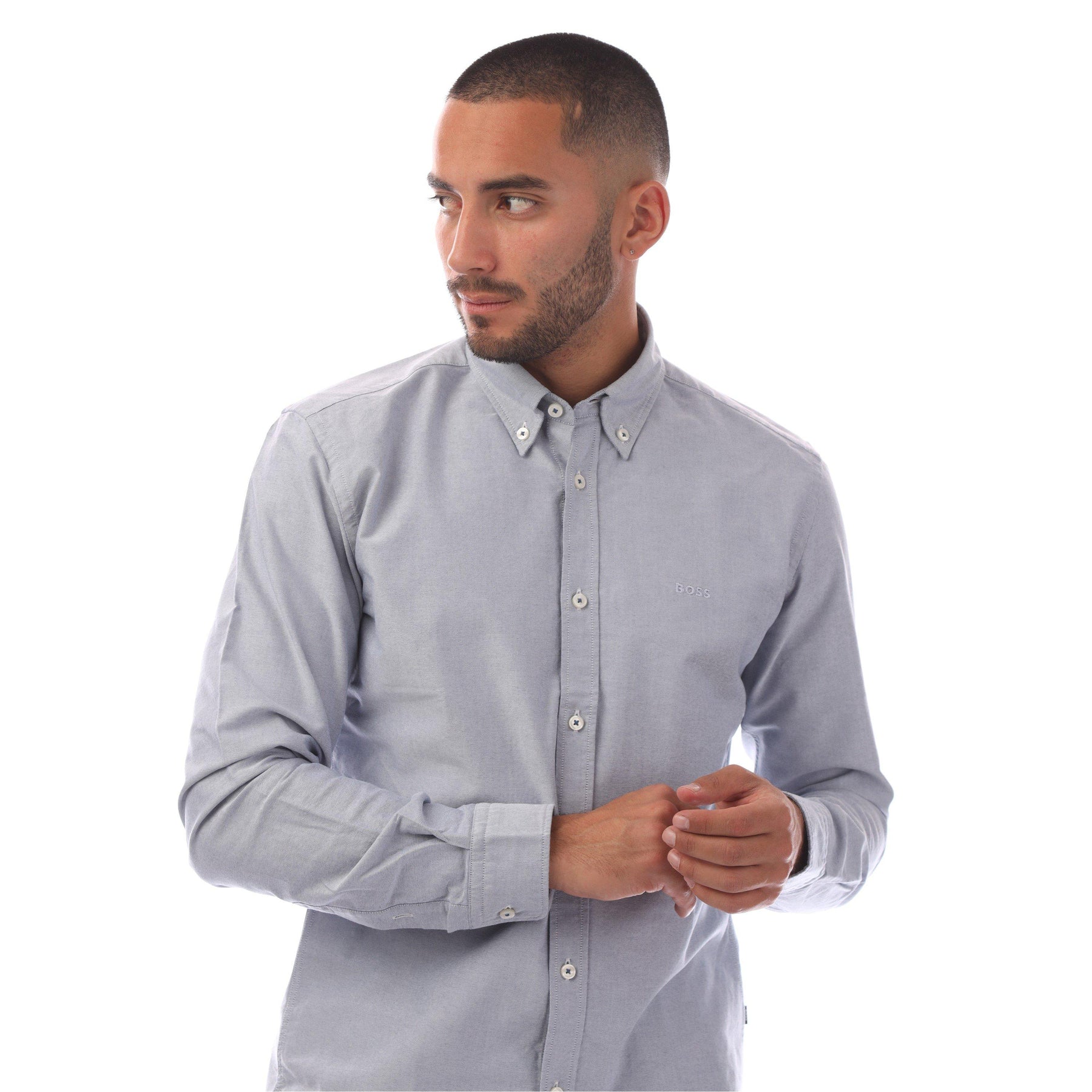 H-Roan-Bd-E-C1-243 10261879 01 Plain Shirt Mens
