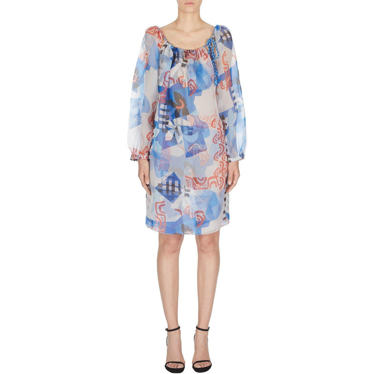 Patchwork Midi Dress