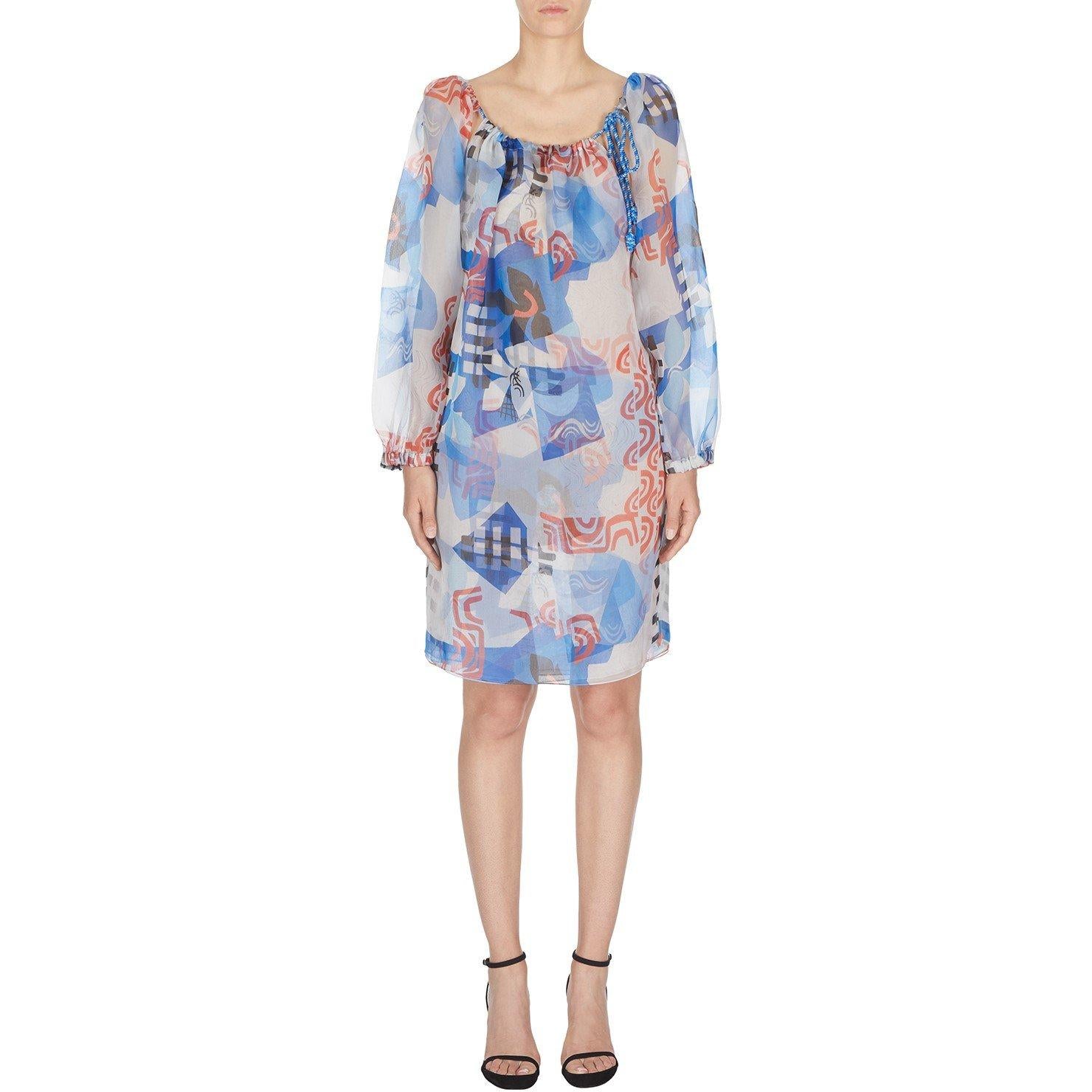 Patchwork Midi Dress