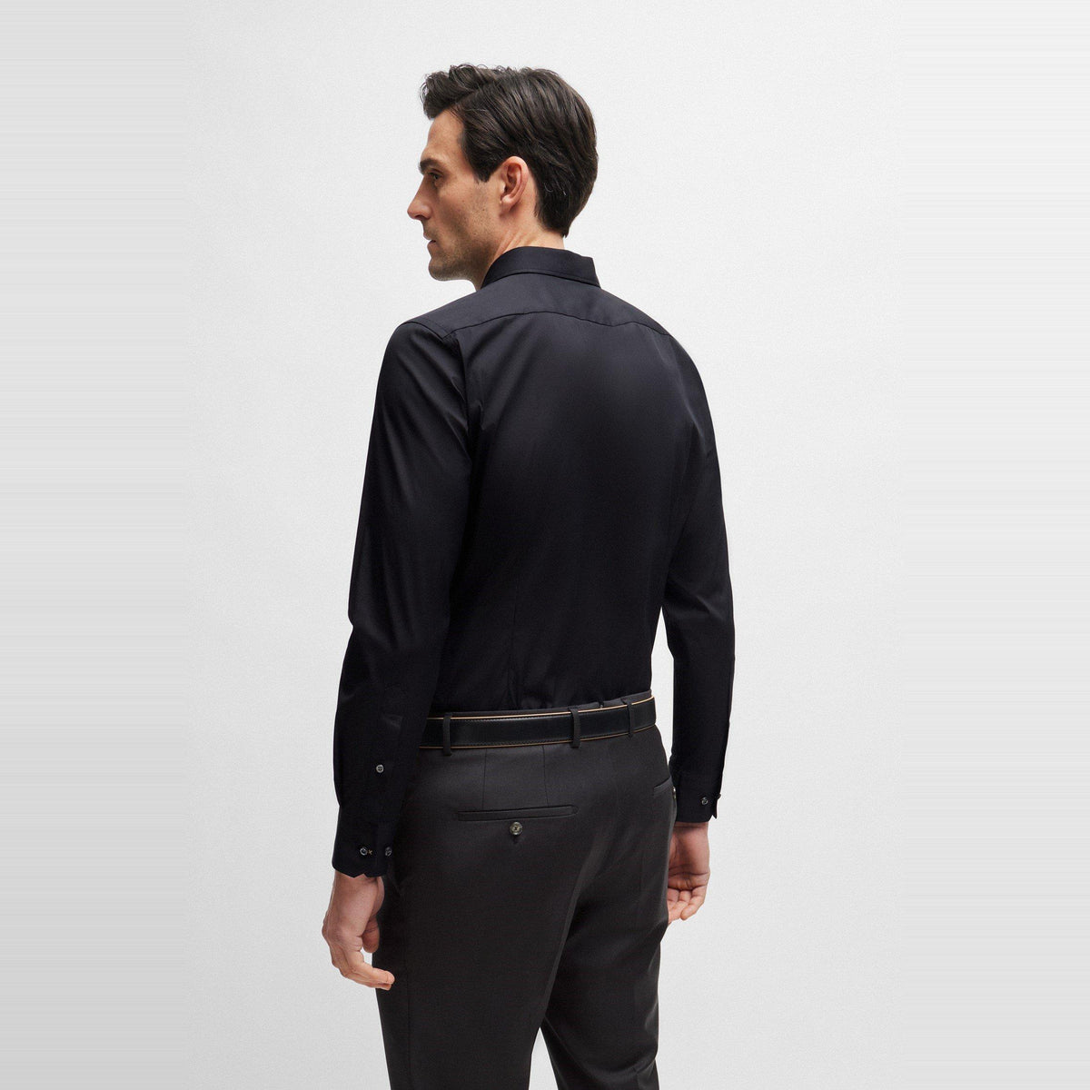 L-Hays-Kent-233 10199020 01 Plain Shirt Mens