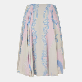 Versace Silk Skirt Ld52