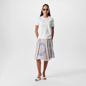 Versace Silk Skirt Ld52