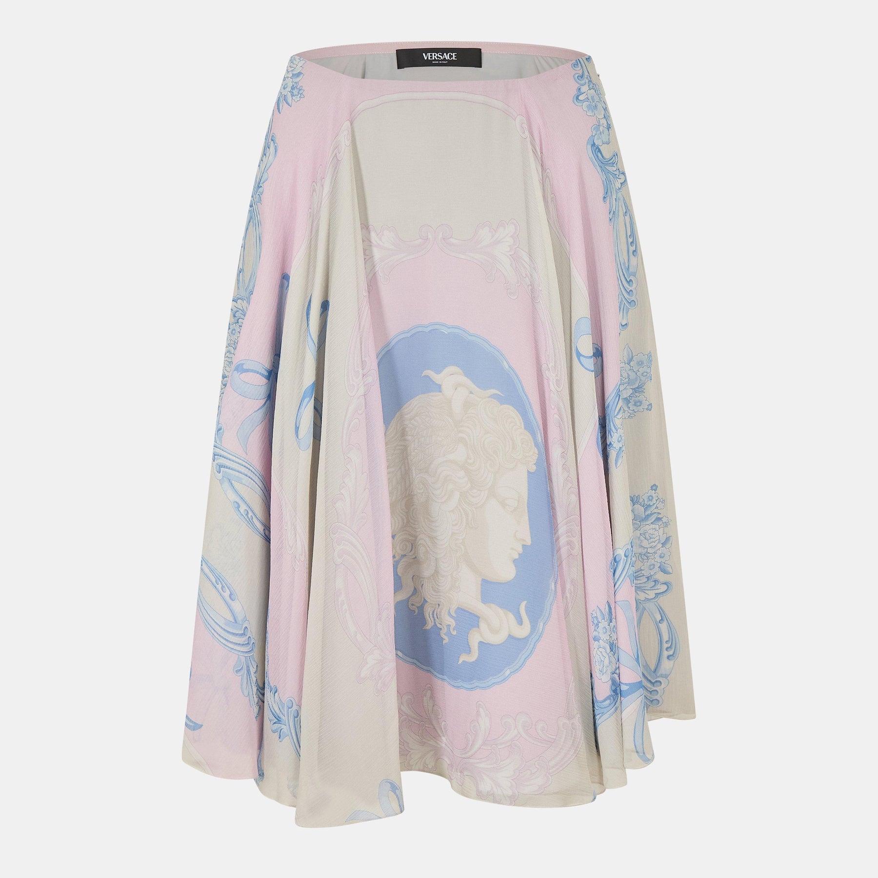 Versace Silk Skirt Ld52