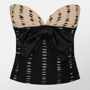 Bow Detail Silk Top