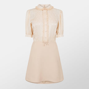 Crepe Couture Mini Dress