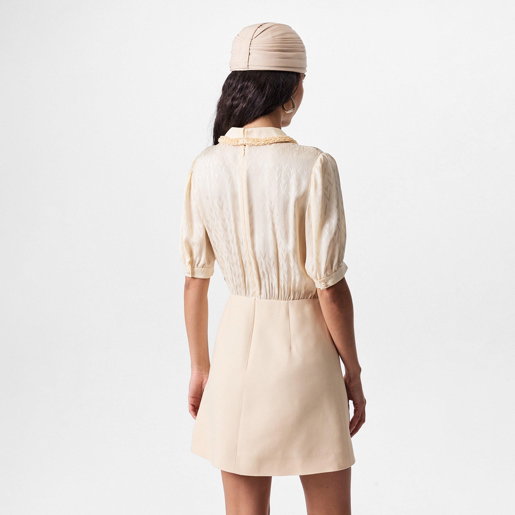 Crepe Couture Mini Dress