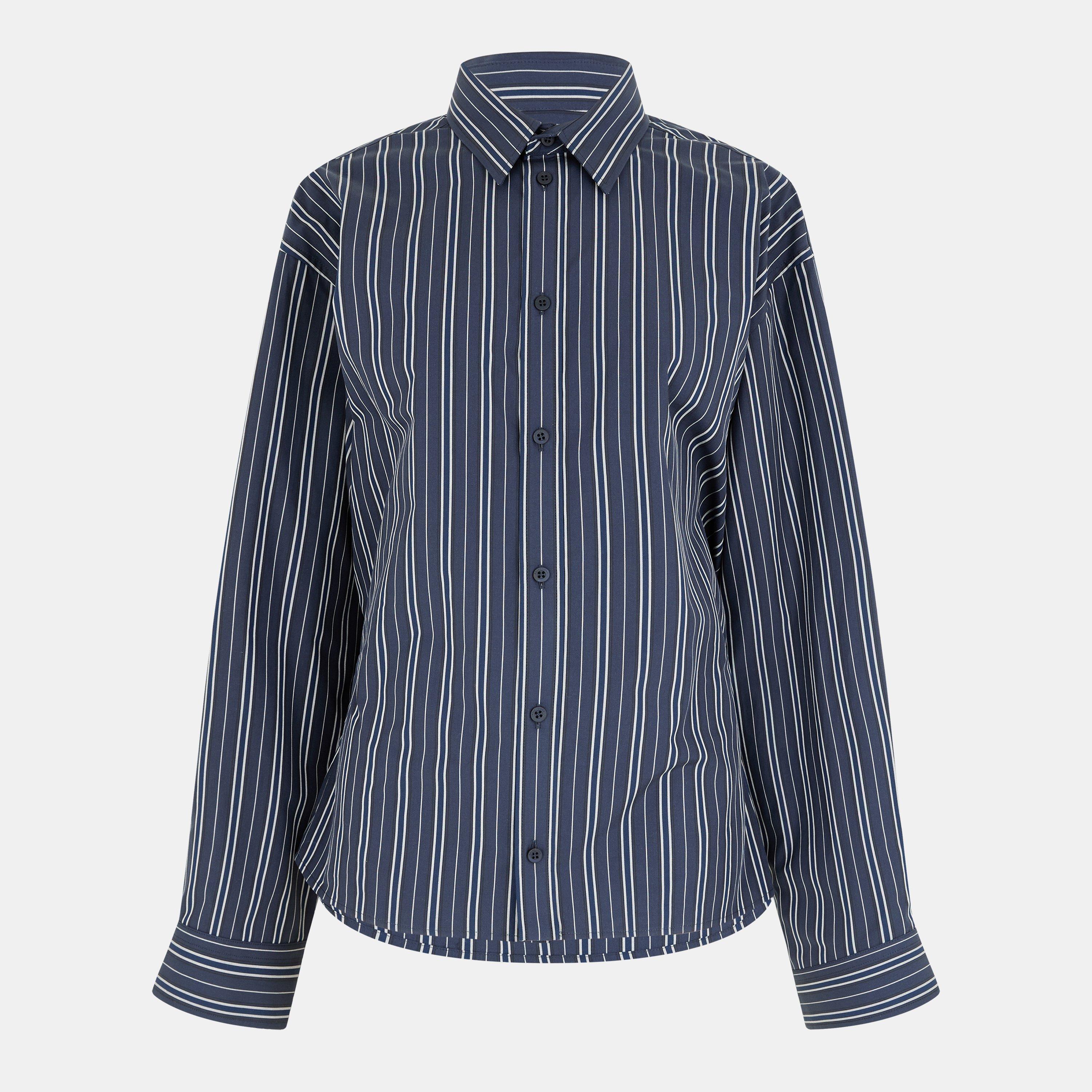 Semi Fitted Long Sleeve Patterned Shirt