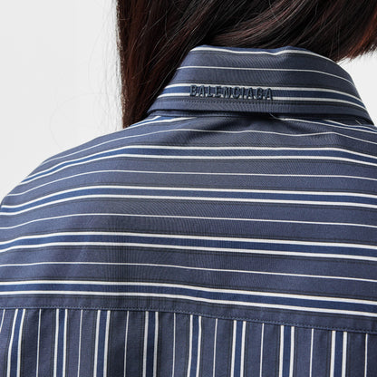 Semi Fitted Long Sleeve Patterned Shirt