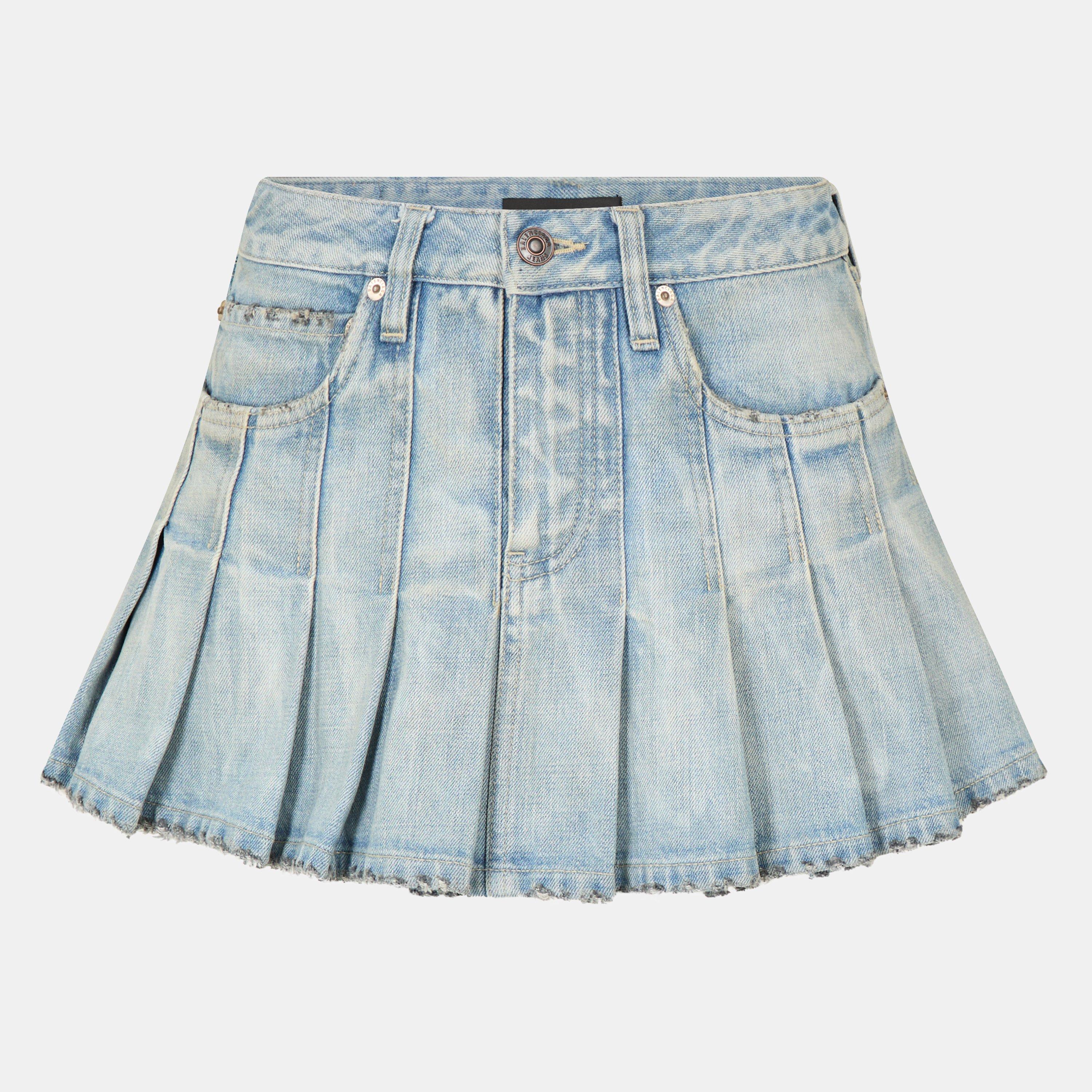 Pleated Mini Skirt