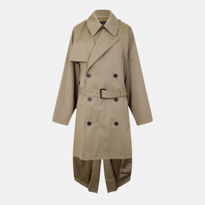 Bal Draped Nck Trnch Ld53