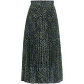 Printed Plisse Skirt