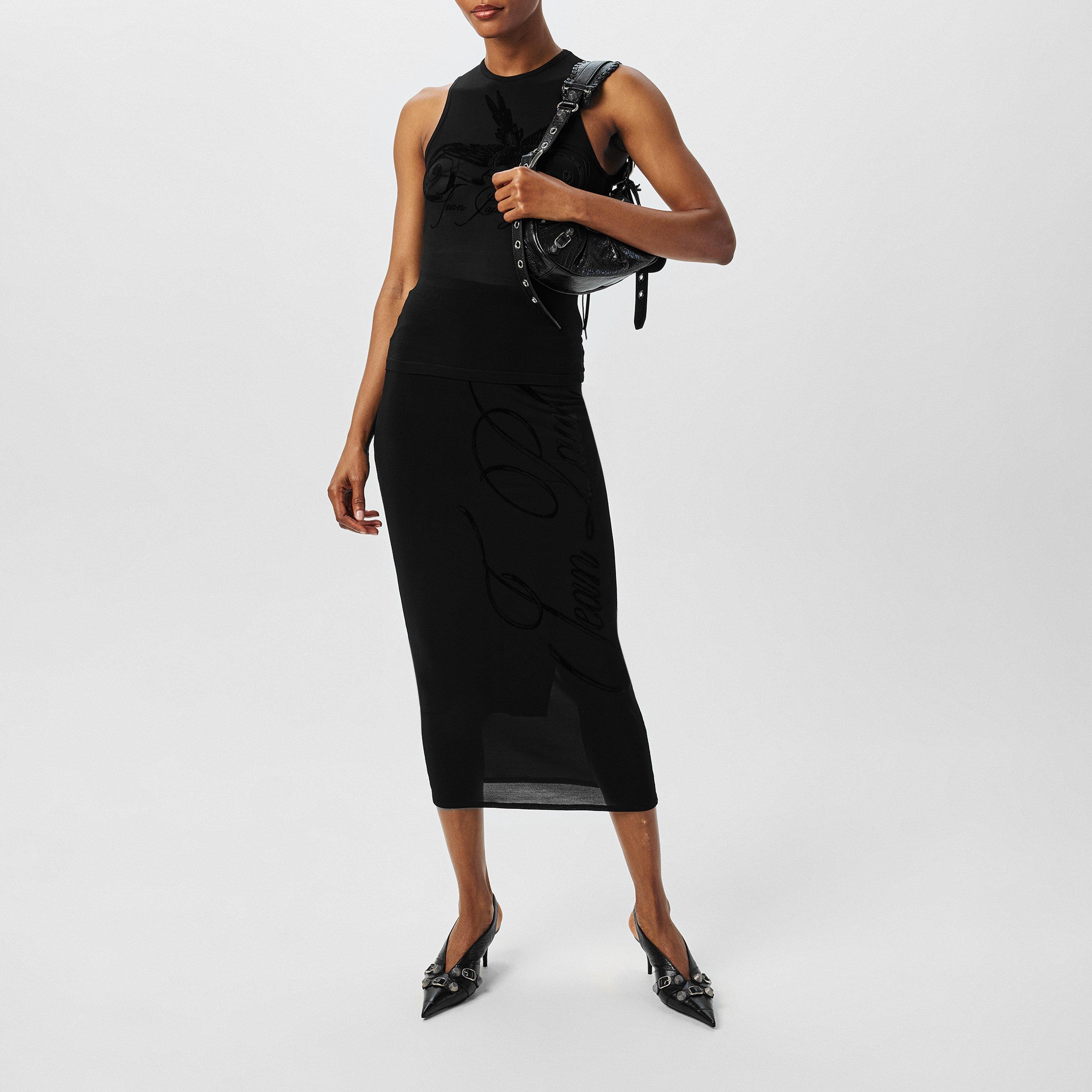 Midi Structured A Line Dress