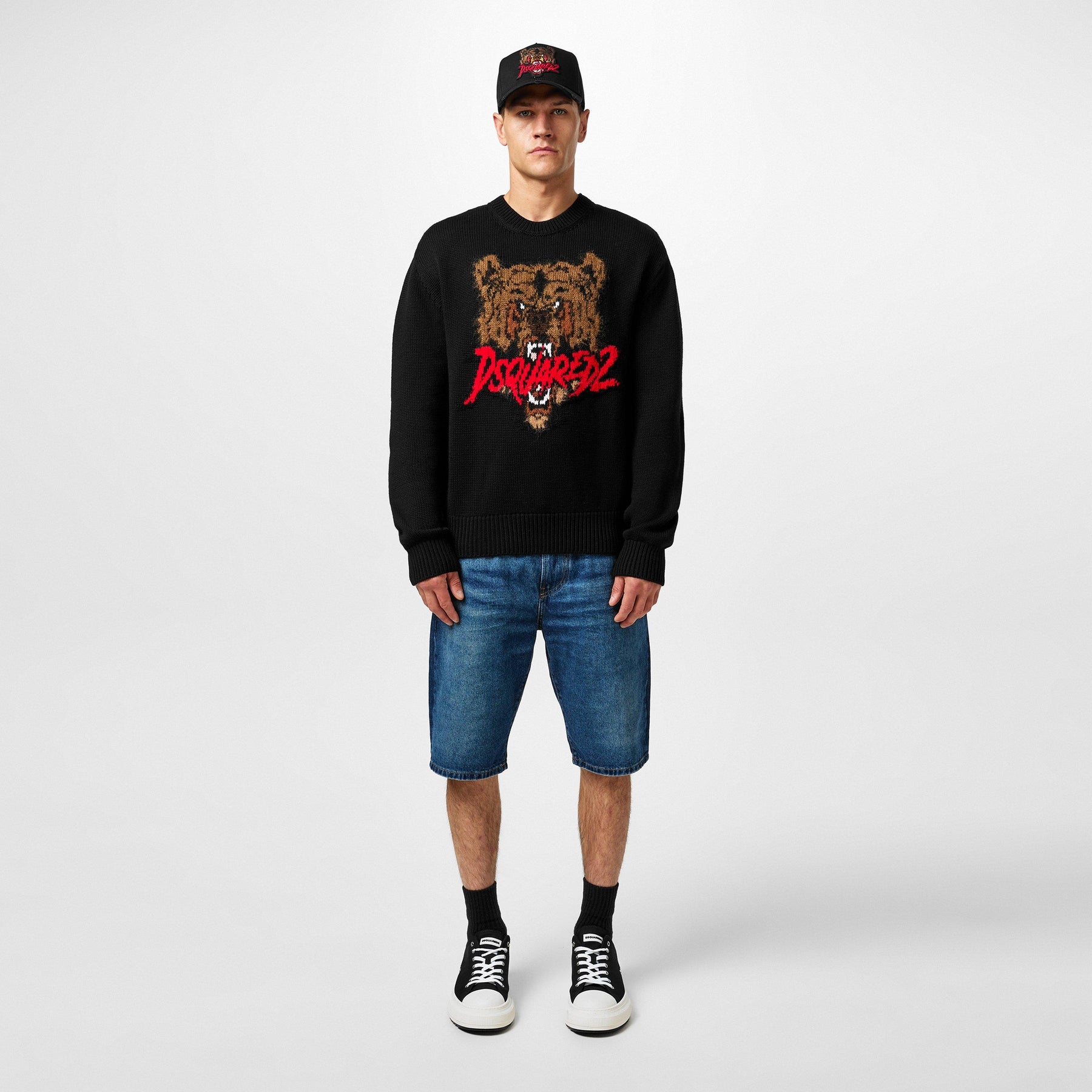 Bear Logo Knitted Jumper