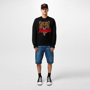 Bear Logo Knitted Jumper