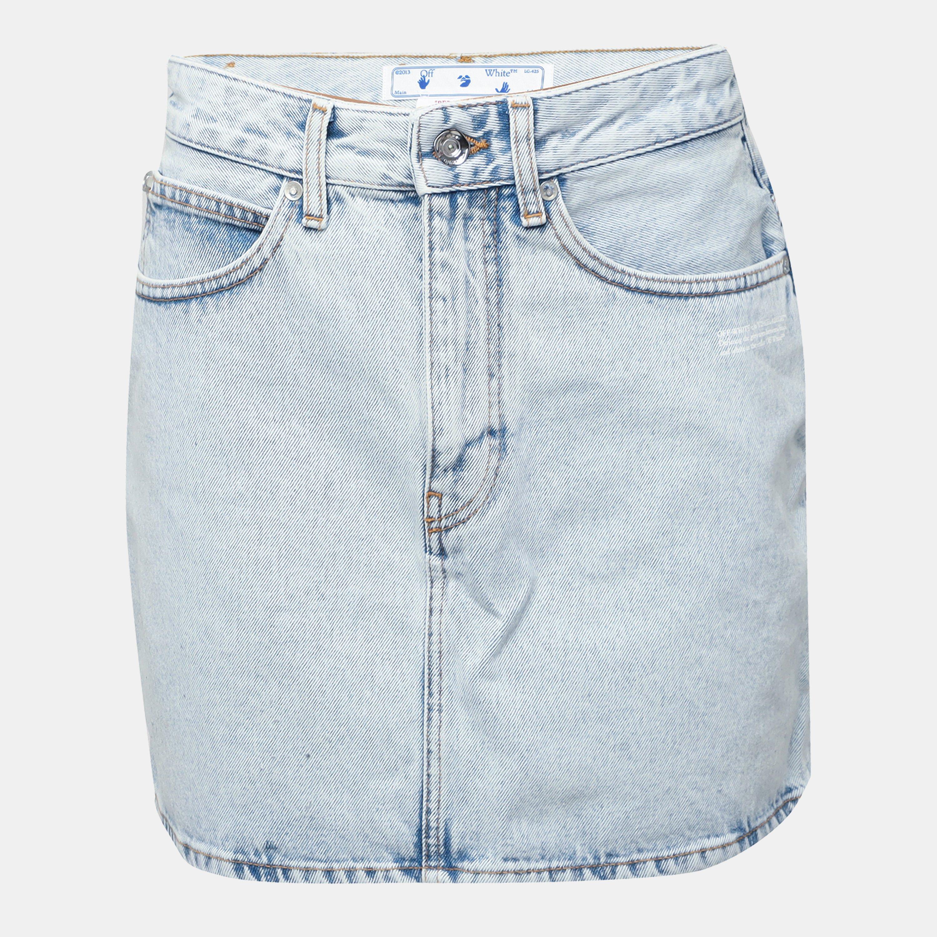 Corp Mini Denim Skirt