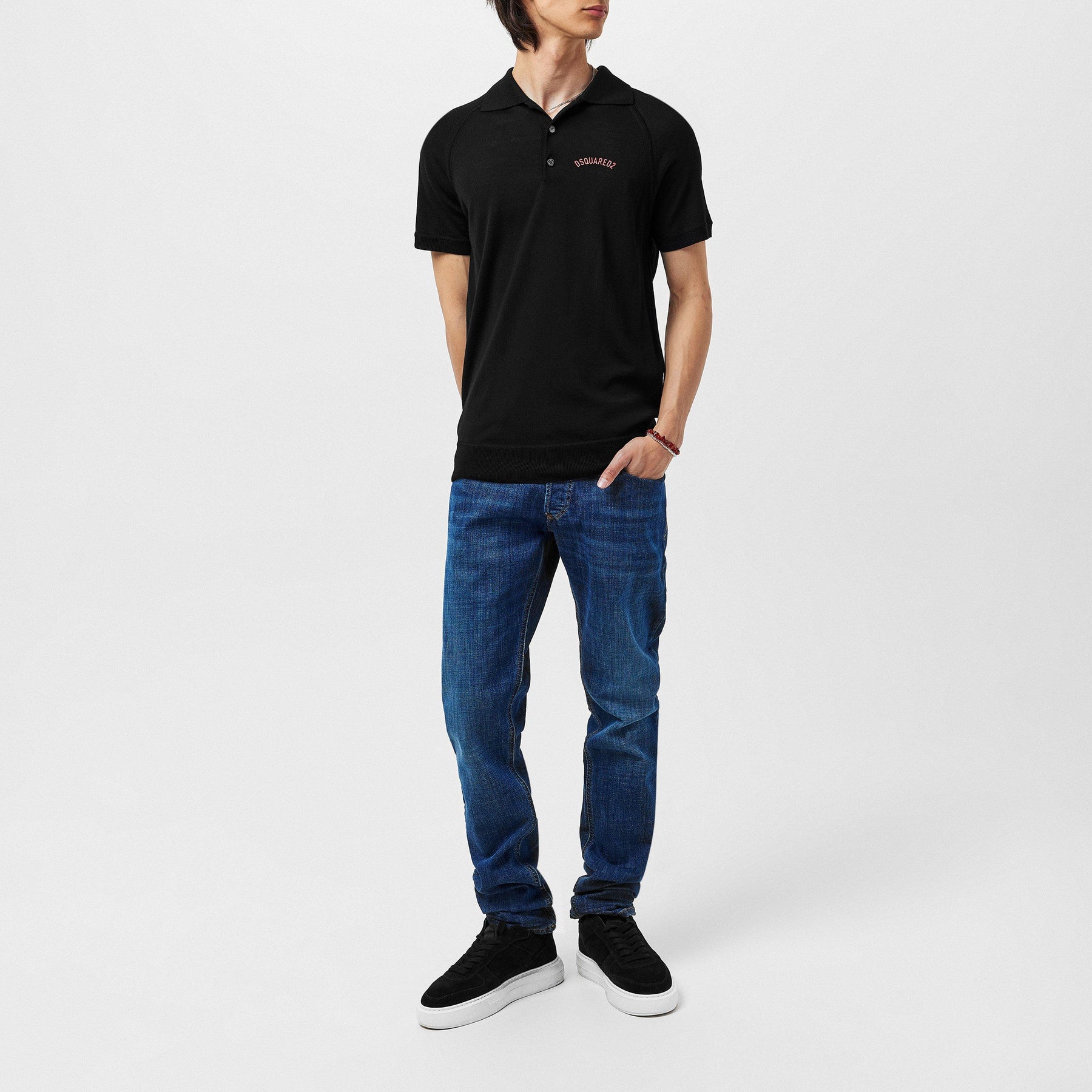 Knit Polo Shirt