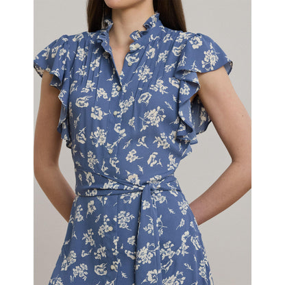 Floral Belted Dress