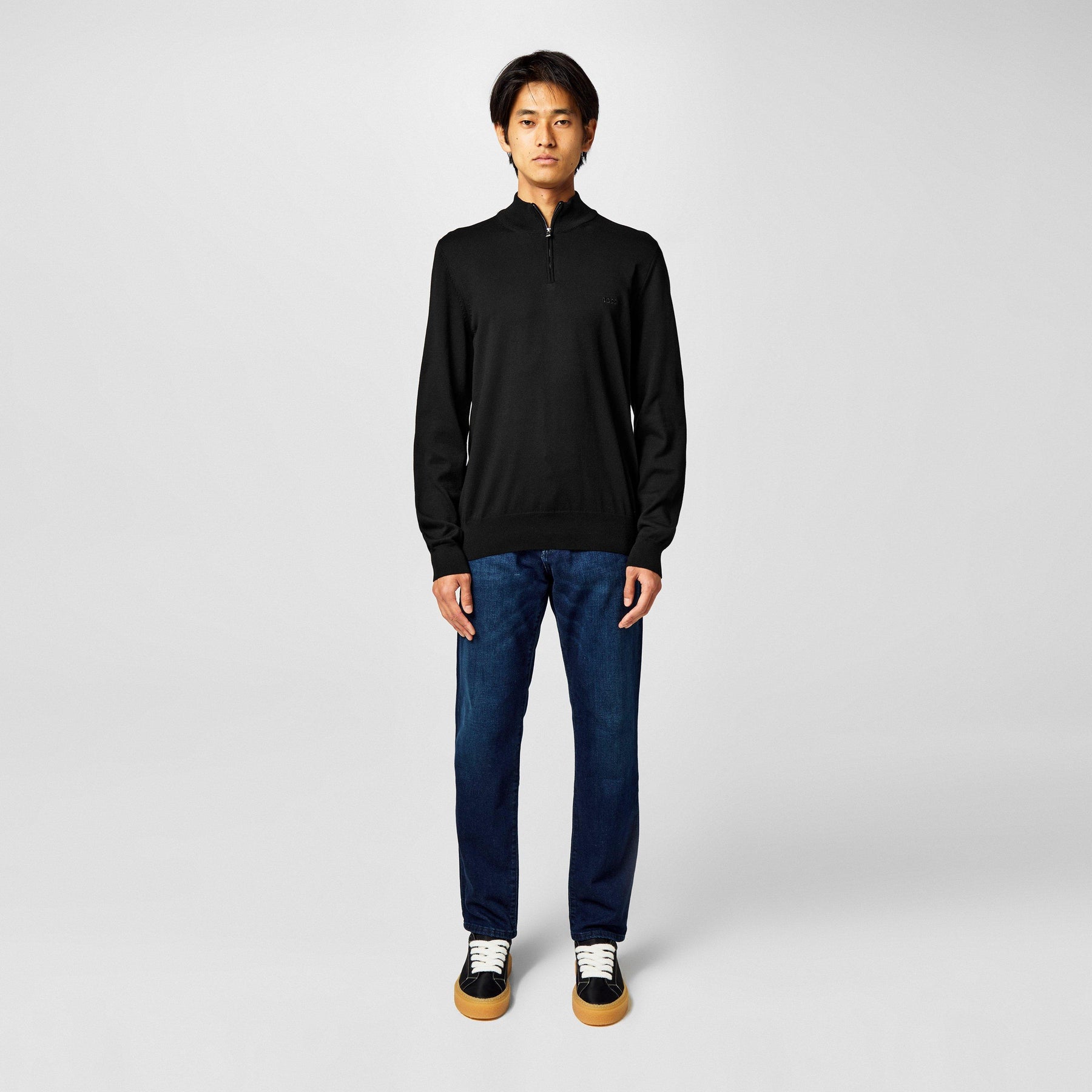 Men's Padro-L Zipped Quarter-Zip Jumper
