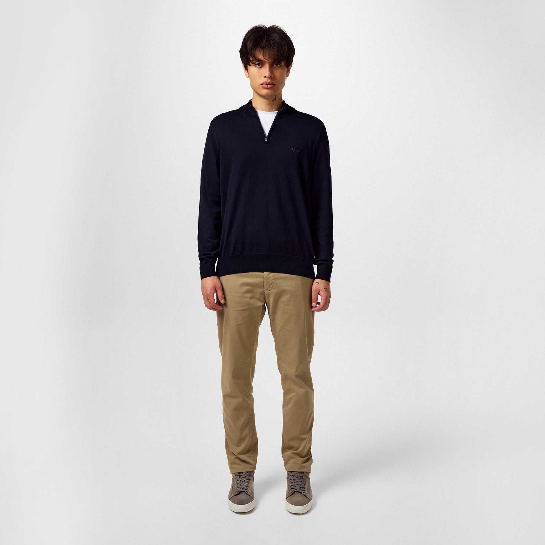 Men's Padro-L Zipped Quarter-Zip Jumper