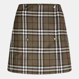 Check Tailored Mini Skirt