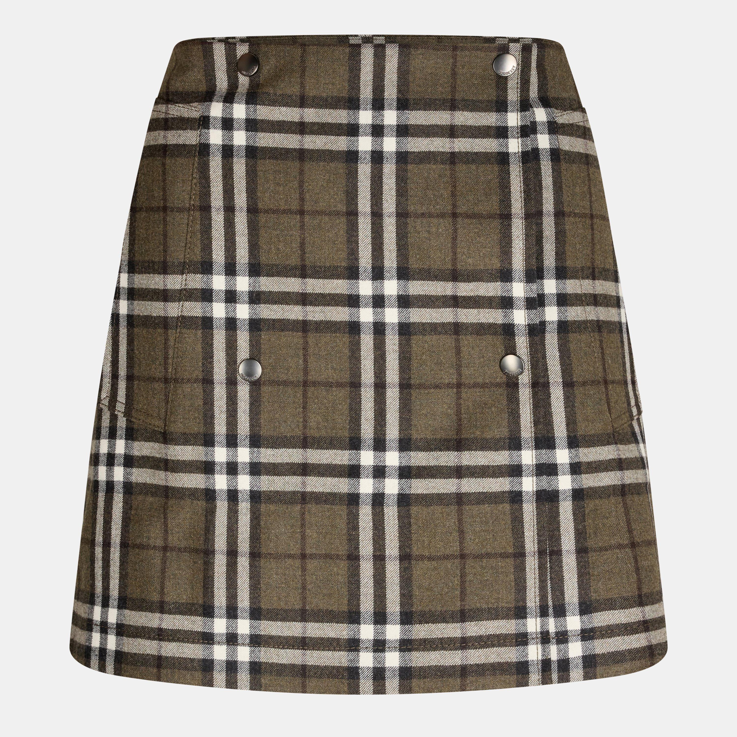 Check Tailored Mini Skirt