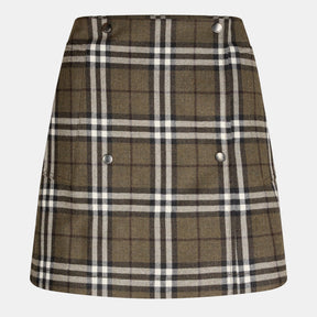 Burb Check Skirt Ld53