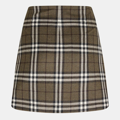 Check Tailored Mini Skirt